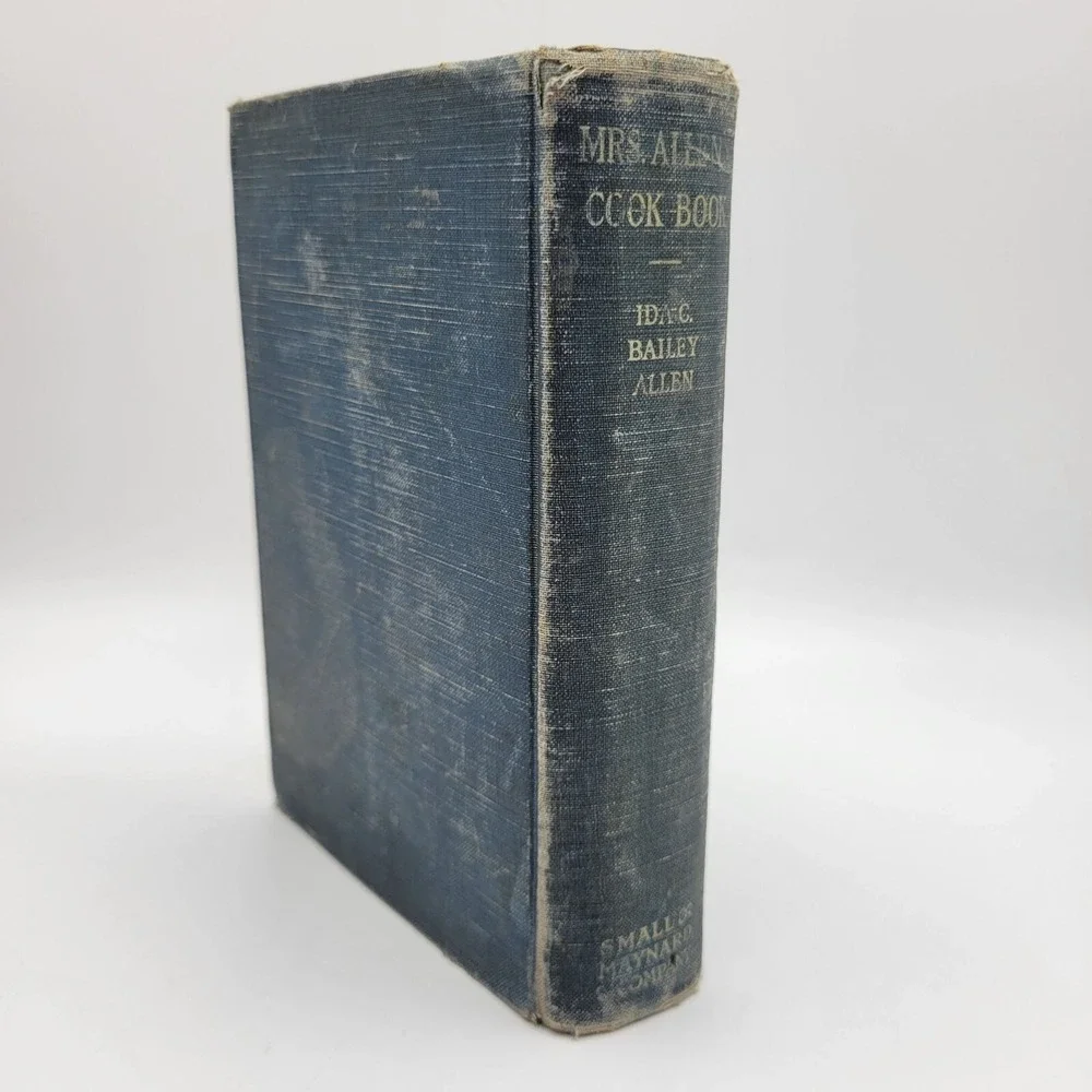 Mrs. Allens Cook Book By Ida C. Bailey Allen 1917 Hardcover Vintage